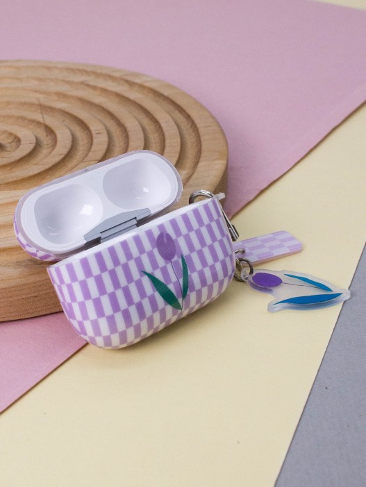 Чехол для AirPods Pro &quot;Flower&quot;, purple 