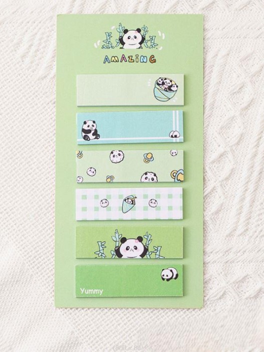 Стикеры &quot;Panda life&quot;, green 