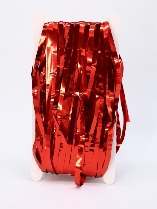 Праздничный занавес, дождик для фотозоны &quot;Rain&quot;, red (100*200 см) 