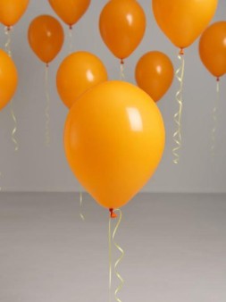 Набор воздушных шаров 8 шт. "Monochrome magic", orange (30 см)