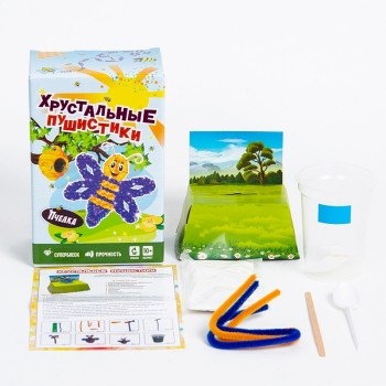 Набор для опытов Хрустальные пушистики &quot;ПЧЕЛКА&quot; 