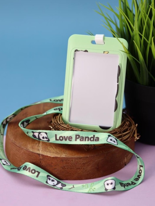 Футляр для карт на ленте &quot;Panda is resting&quot; 