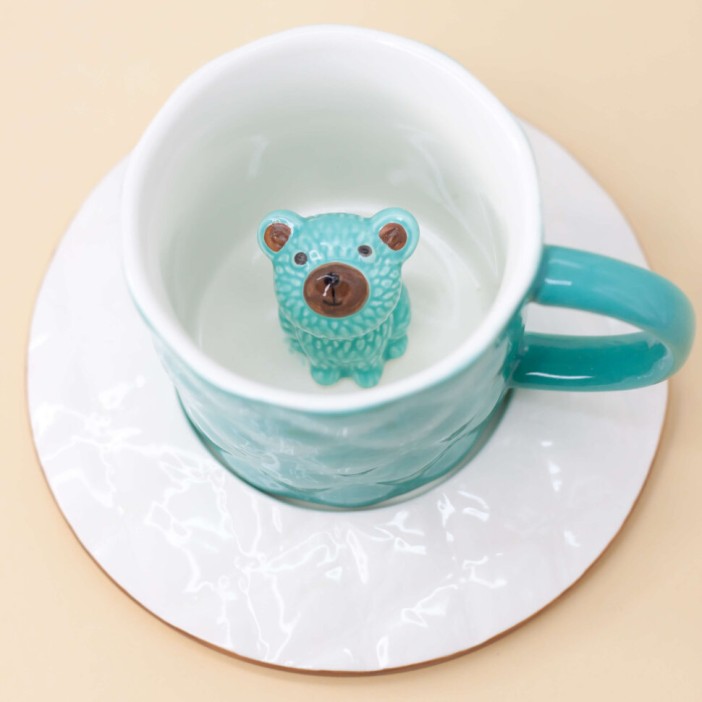 Кружка "Teddy bear in a circle", green (280ml) 