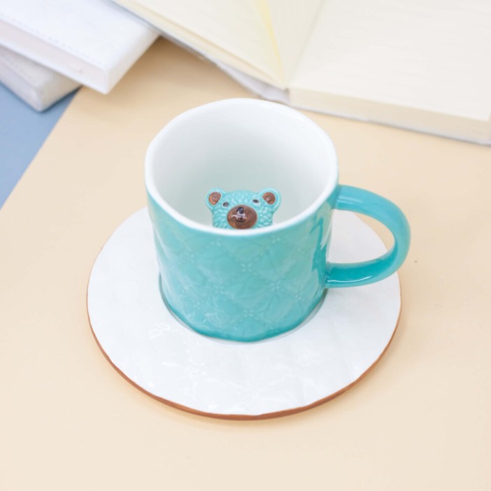 Кружка "Teddy bear in a circle", green (280ml) 