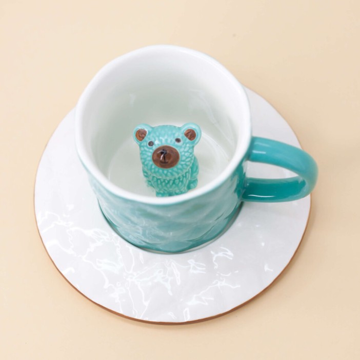 Кружка "Teddy bear in a circle", green (280ml) 