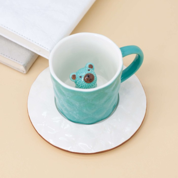 Кружка "Teddy bear in a circle", green (280ml) 