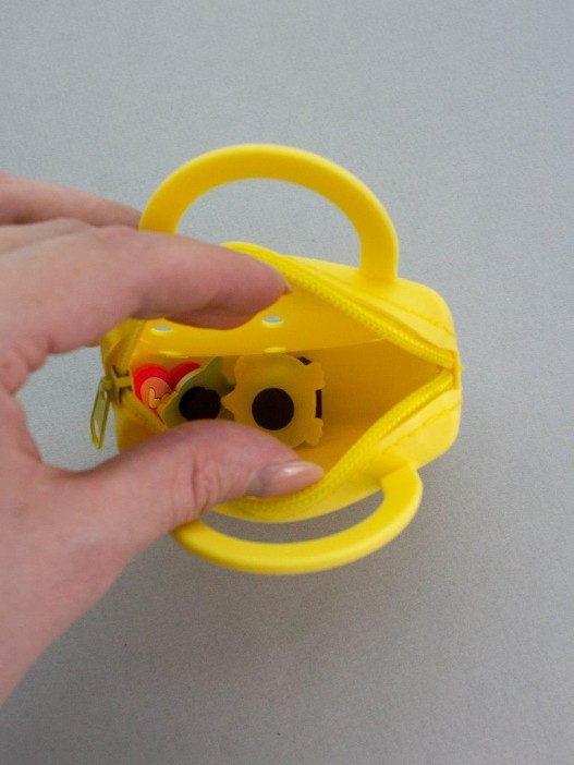 Брелок-сумочка с джиббитсами &quot;Cool bag&quot;, yellow (9*12 см) 