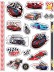 Наклейки - татуировки "Гоночные машинки", 3 листа 