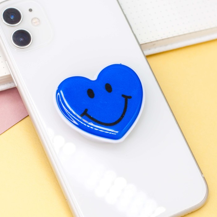 Попсокет &quot;Smiling heart&quot;, blue 