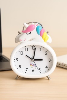 Часы-будильник "Sleeping unicorn", white