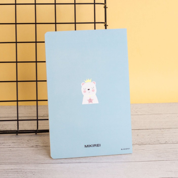 Тетрадь (A5) &quot;Dreamy polar bear&quot;, blue (13.5*20.5) 