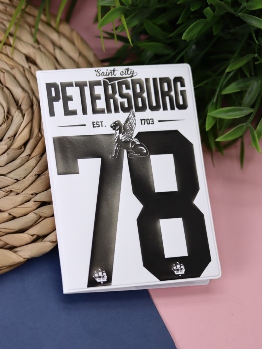 ОБЛОЖКА ДЛЯ ПАСПОРТА &quot;SPB 78&quot;, плотность 600 мкм 