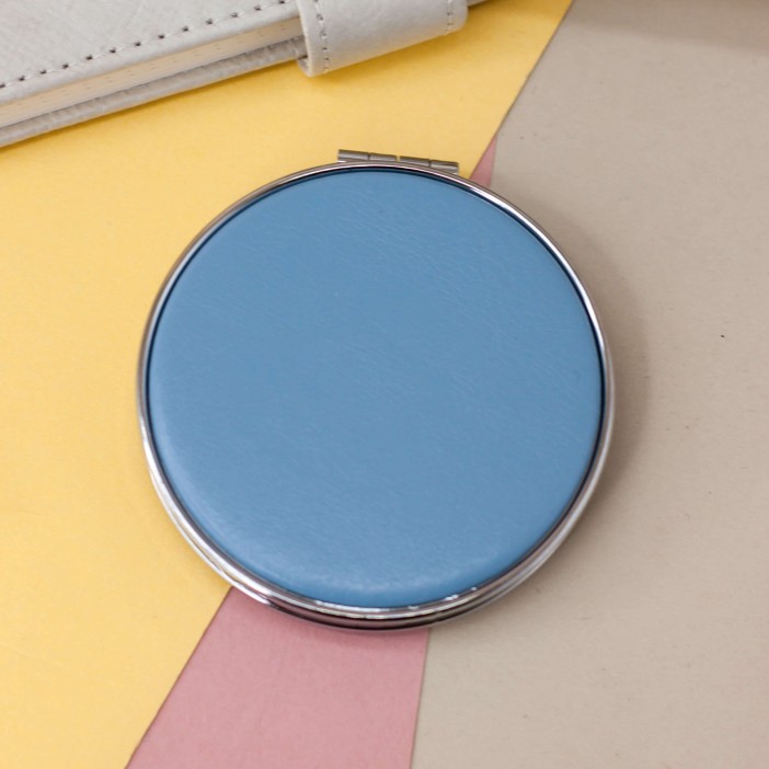 Зеркало-шейкер раскладное "Friend corgi", blue (7*7 см) 