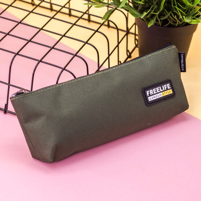 Пенал "Free life", green 