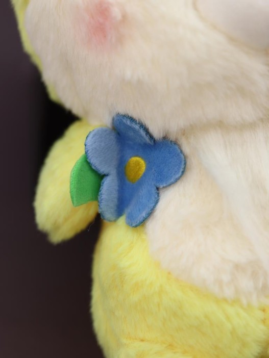 Мягкая игрушка "Flowered bunny", yellow, 20 см 