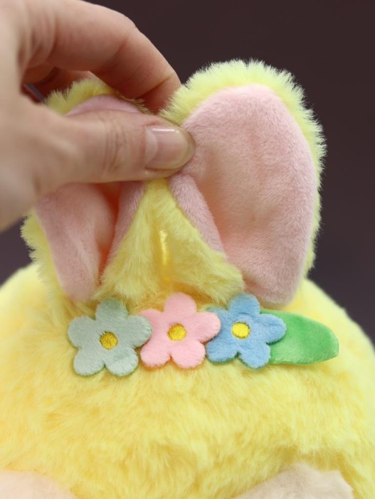 Мягкая игрушка "Flowered bunny", yellow, 20 см 