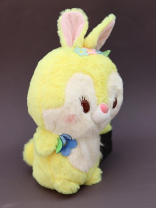 Мягкая игрушка "Flowered bunny", yellow, 20 см 