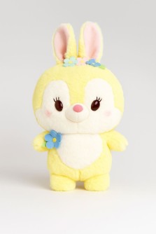 Мягкая игрушка "Flowered bunny", yellow, 20 см