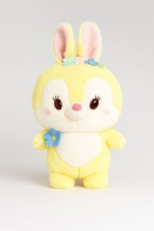 Мягкая игрушка "Flowered bunny", yellow, 20 см