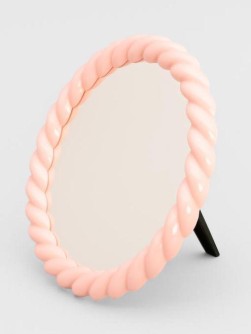 Зеркало настольное "Plexus", pink (18.5*18.5*1.8 см)