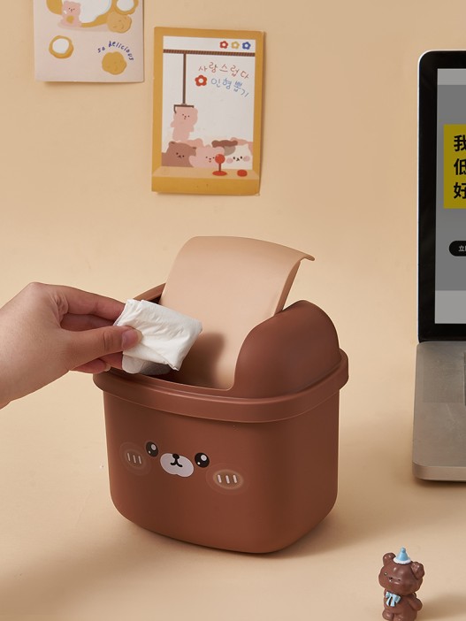 Мусорное ведро настольное &quot;Bear&quot;, brown 