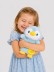 Мягкая игрушка (3+) "Пингвин", синяя, 22 см