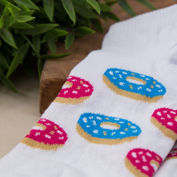 Носки женские "Donuts colored", р. 35-40 