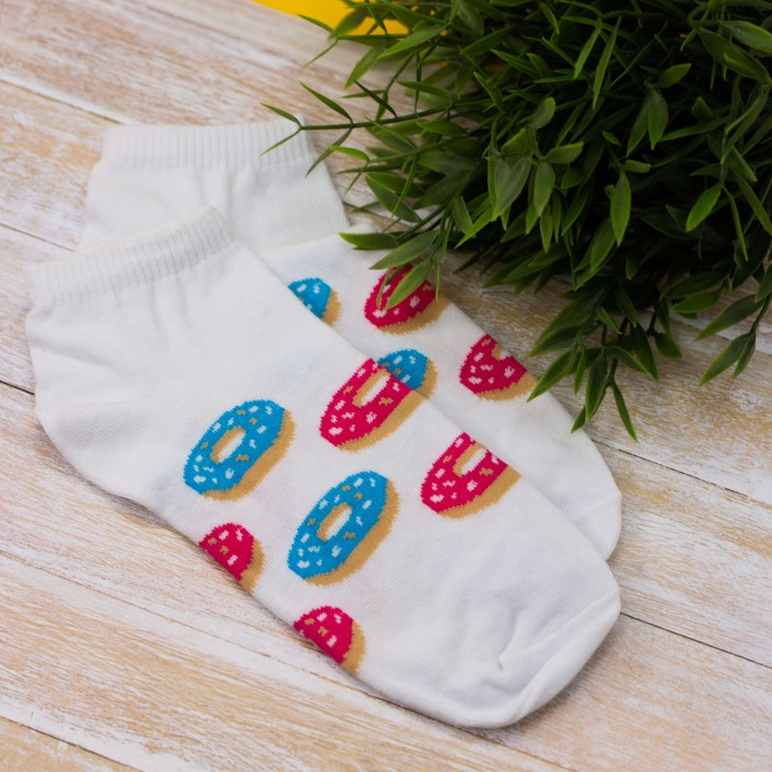 Носки женские "Donuts colored", р. 35-40 