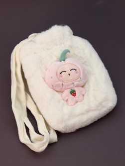 Грелка плюшевая с ремешком "Plush friends", strawberries, 400 мл (21*15,2 см)