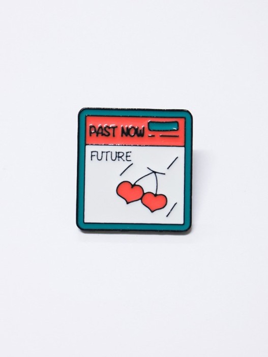 Значок металлический iLikeGift &quot;Cherry time portal&quot; 