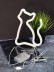 Неоновый LED ночник настольный &quot;Cat&quot;, тёплое свечение (24х16 см) 