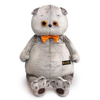 Мягкая игрушка "Кот Басик с бархатным бантом" (47 см)