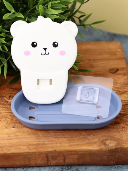 Мыльница настенная &quot;Bear&quot;, blue 