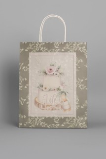 Пакет подарочный «Mr&amp;Mrs», cake (21*25.5*10)