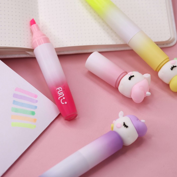 Маркер текстовыделитель &quot;Unicorn&quot;, mix, шоу-бокс 36 шт. 