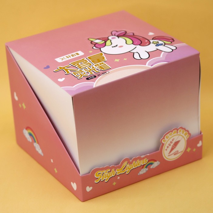 Маркер текстовыделитель &quot;Unicorn&quot;, mix, шоу-бокс 36 шт. 