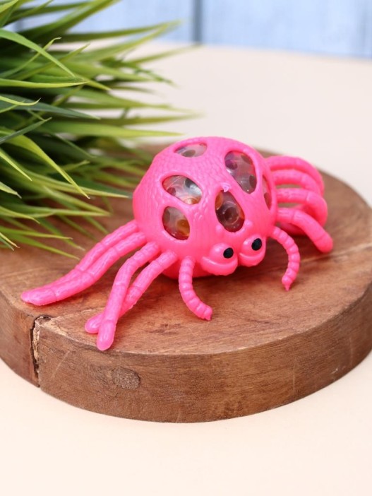 Мялка - антистресс «Squeeze spider», pink 