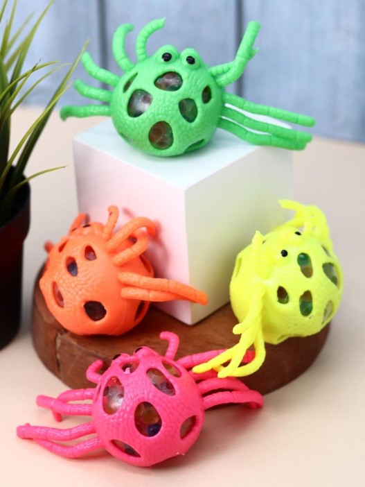 Мялка - антистресс «Squeeze spider», pink 