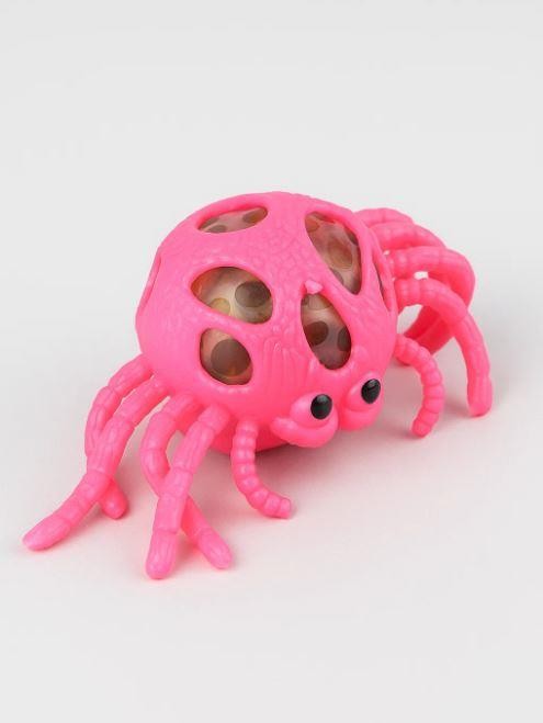 Мялка - антистресс «Squeeze spider», pink 