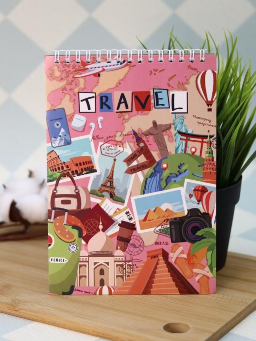 Скетчбук DRAW ME! «Путешествие», 14х20 см, плотность 100 гр 