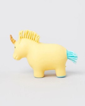 Мялка - антистресс «Мягкий единорог», желтая