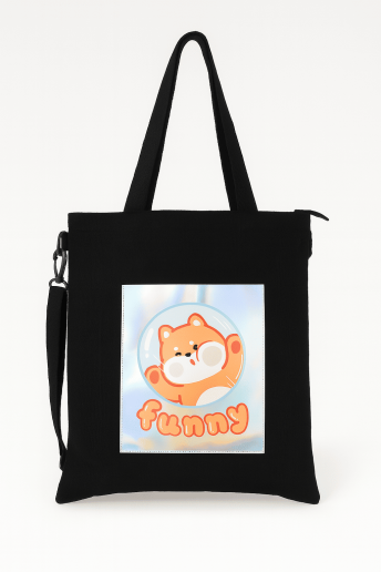 Сумка шоппер "Funny", black