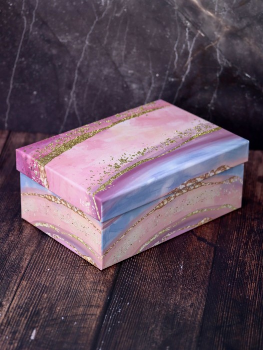 Подарочная коробка «Amethyst», blue (21*14*8.5) 