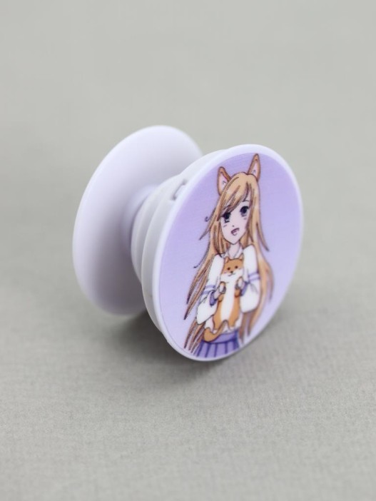 Попсокет &quot;Anume girl and foxy&quot; 