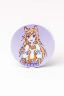 Попсокет &quot;Anume girl and foxy&quot;