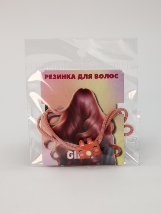 Резинка для волос GIRLY &quot;Camera fox&quot;, orange 
