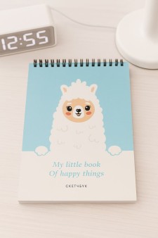 Скетчбук DRAW ME! «Дорогая лама», 14х20 см, плотность 100 гр