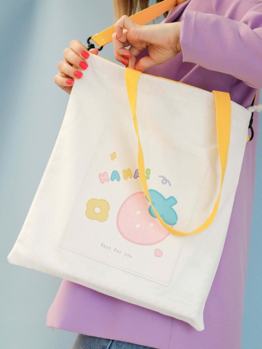 Сумка шоппер &quot;Strawberry&quot;, white 