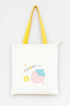 Сумка шоппер "Strawberry", white