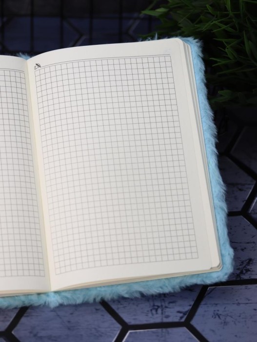 Блокнот плюшевый &quot;Mermaid tail&quot;, mix, 21,5х15 см, плотность 80 гр. 